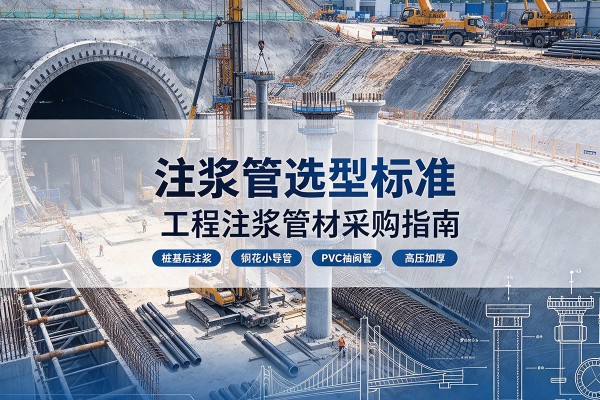 吉安注浆管选型标准