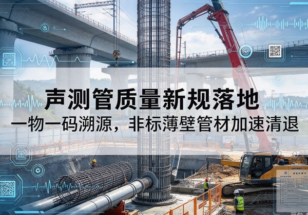 吉安声测管质量新规落地，一物一码溯源，非标薄壁管材加速清退